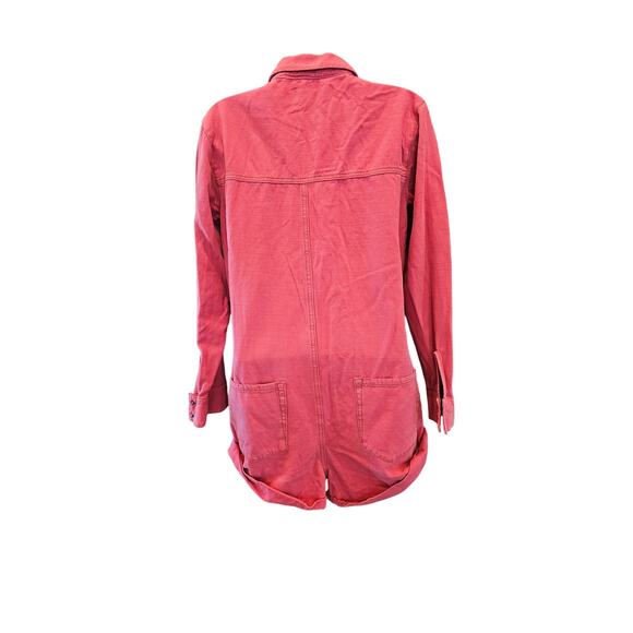 Prophecy jumpsuit wildfire one teaspoon button front grunge pink sz Small EUC - Picture 3 of 12